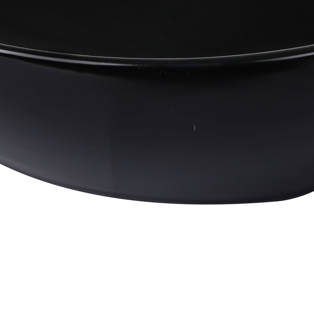 Wash Basin Oval Gloss Black