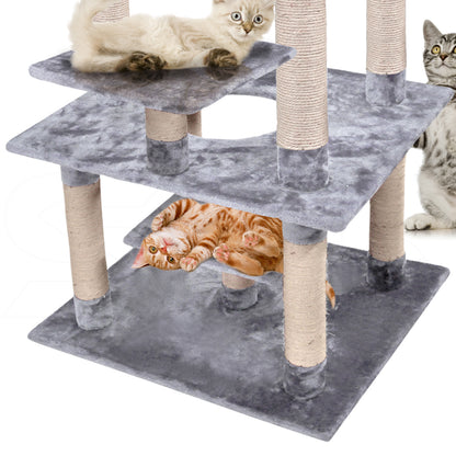 2M Cat Scratching Post Tree Pet Gym House
