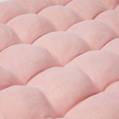 Pet Bed 2 Way Use Dog Cat Soft Warm Calming Mat Pink L