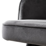2x Premium velvet Barstools Vintage Grey