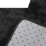 Floor Rug Shaggy Rugs Soft Large Carpet Area Tie-dyed 120x160cm Black