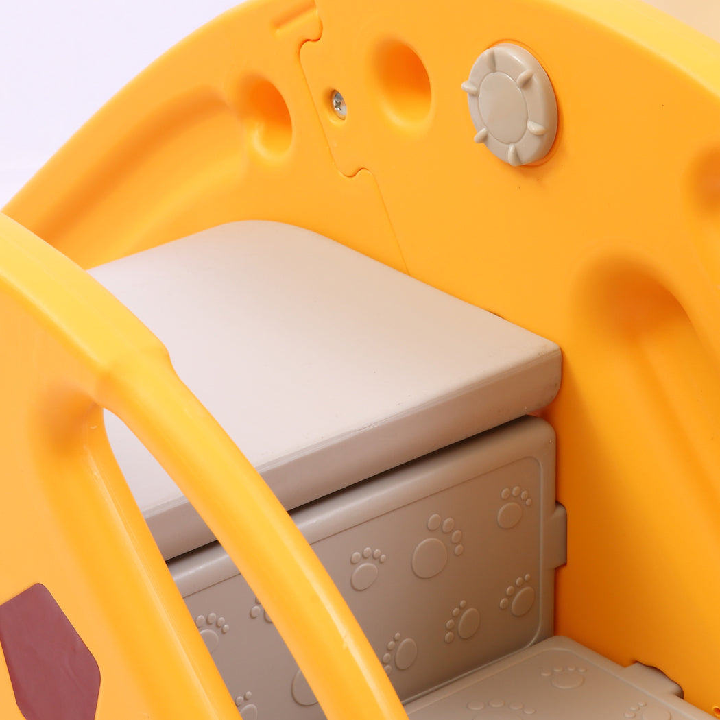 Kids Slide 160cm Extra Long Play Set Yellow