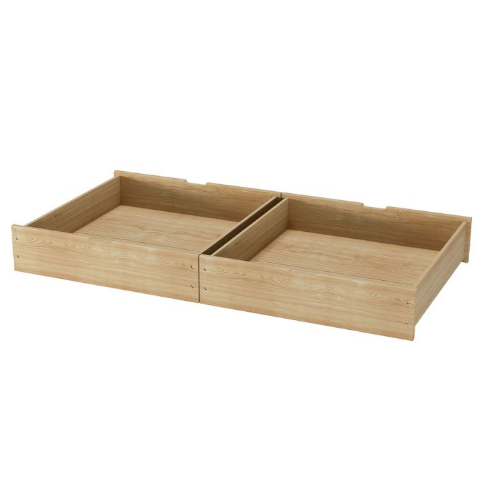 Bed Frame Wooden Single Timber House Frame Mattress Base Storage Drawers