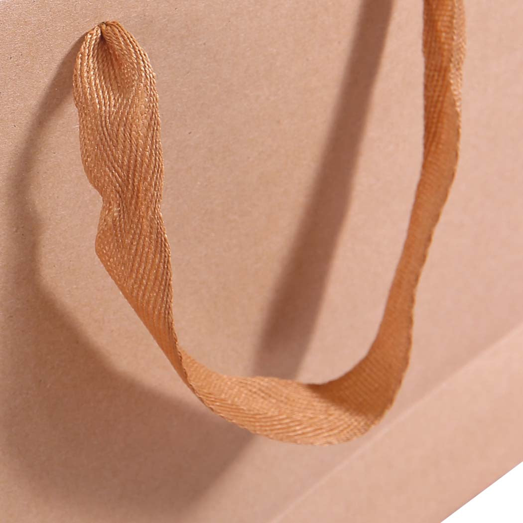 50x Brown Paper Bag with Handles