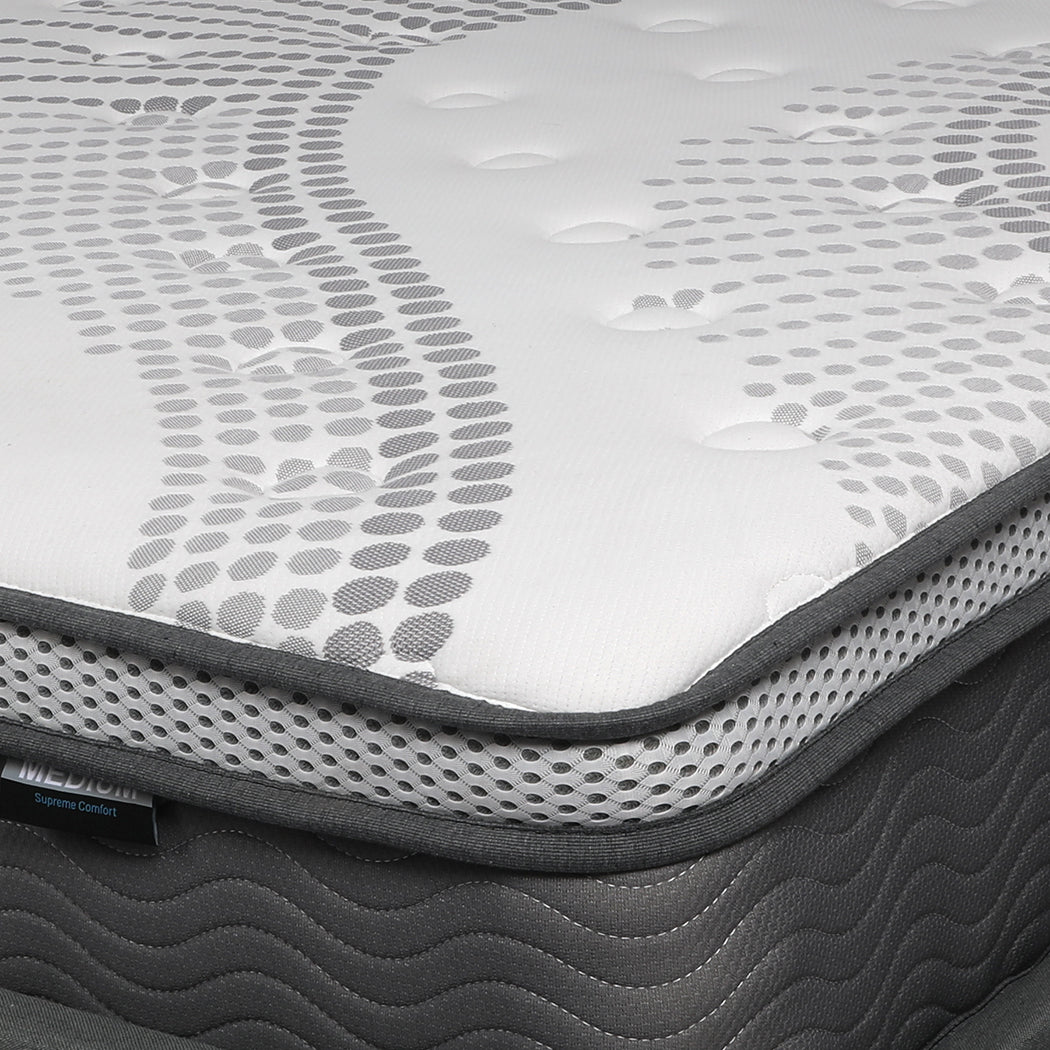 Mattress Spring Cool Gel Memory Foam  Euro Top Medium Soft 30CM