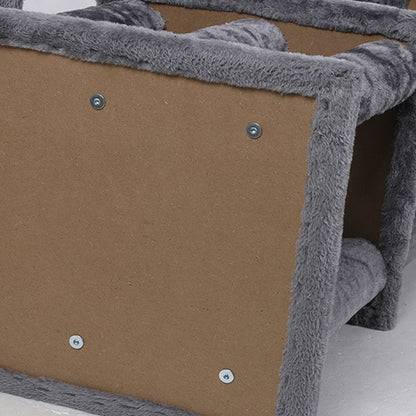 Cat Tree Beastie Scratching Condo Tower Scratcher Climbing Grey