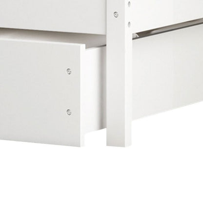Bed Frame Wooden Single Timber House Mattress Base Storage Drawers