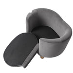 Elevated Anti-slip Kitten Lounge Couch Grey