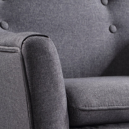 Luxury Upholstered Armchair Dining Chair Single