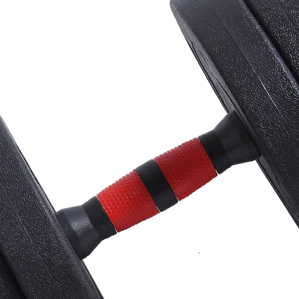 30KG Adjustable Rubber Fitness Dumbbells
