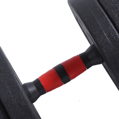 30KG Adjustable Rubber Fitness Dumbbells
