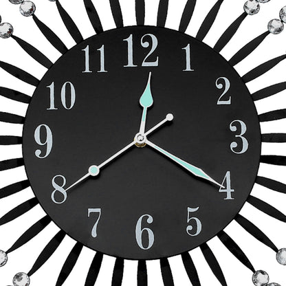 Luxury Modern Wall Clock Black