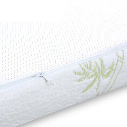 8cm Thickness Cool Gel Memory Foam Mattress Topper Bamboo Fabric Single