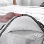 Luxury Bedding Pillowtop Mattress Topper Mat Pad Protector King Single