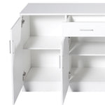 High Gloss Sideboard Storage Cabinet White