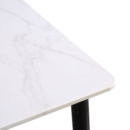 Metal Dining Table Legs Steel White