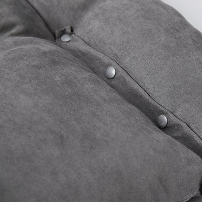 Pet Bed 2 Way Use Dog Cat Soft Warm Calming Mat Grey S