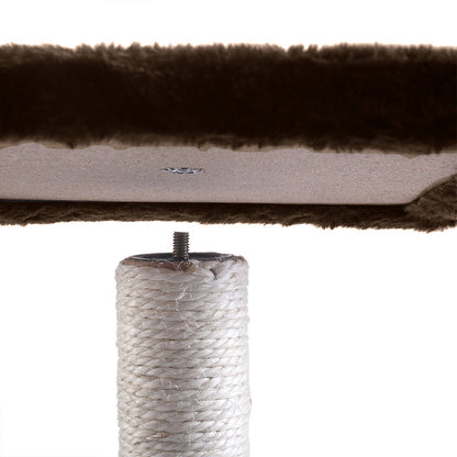 Environmental Friendly 0.6M Cat Scratching Post Tree-Dark Brown