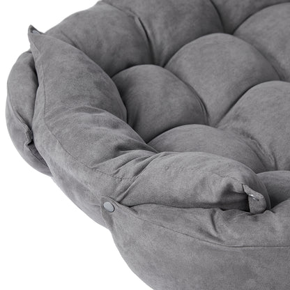 Pet Bed 2 Way Use Dog Cat Soft Warm Calming Mat Grey S