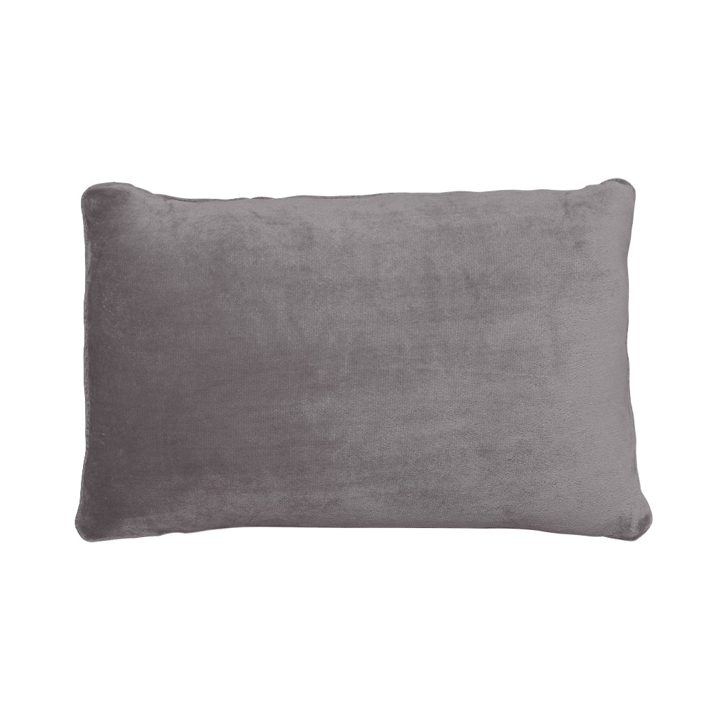 Ultrasoft Fitted Bed Sheet with Pillowcases Silver Grey Queen