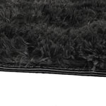 Floor Rug Shaggy Rugs Soft Large Carpet Area Tie-dyed 80x120cm Black