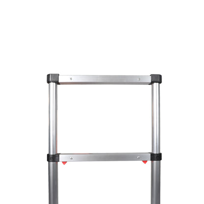 Multipurpose Ladder Telescopic Aluminum One Button Retraction Slow Down 2.6M
