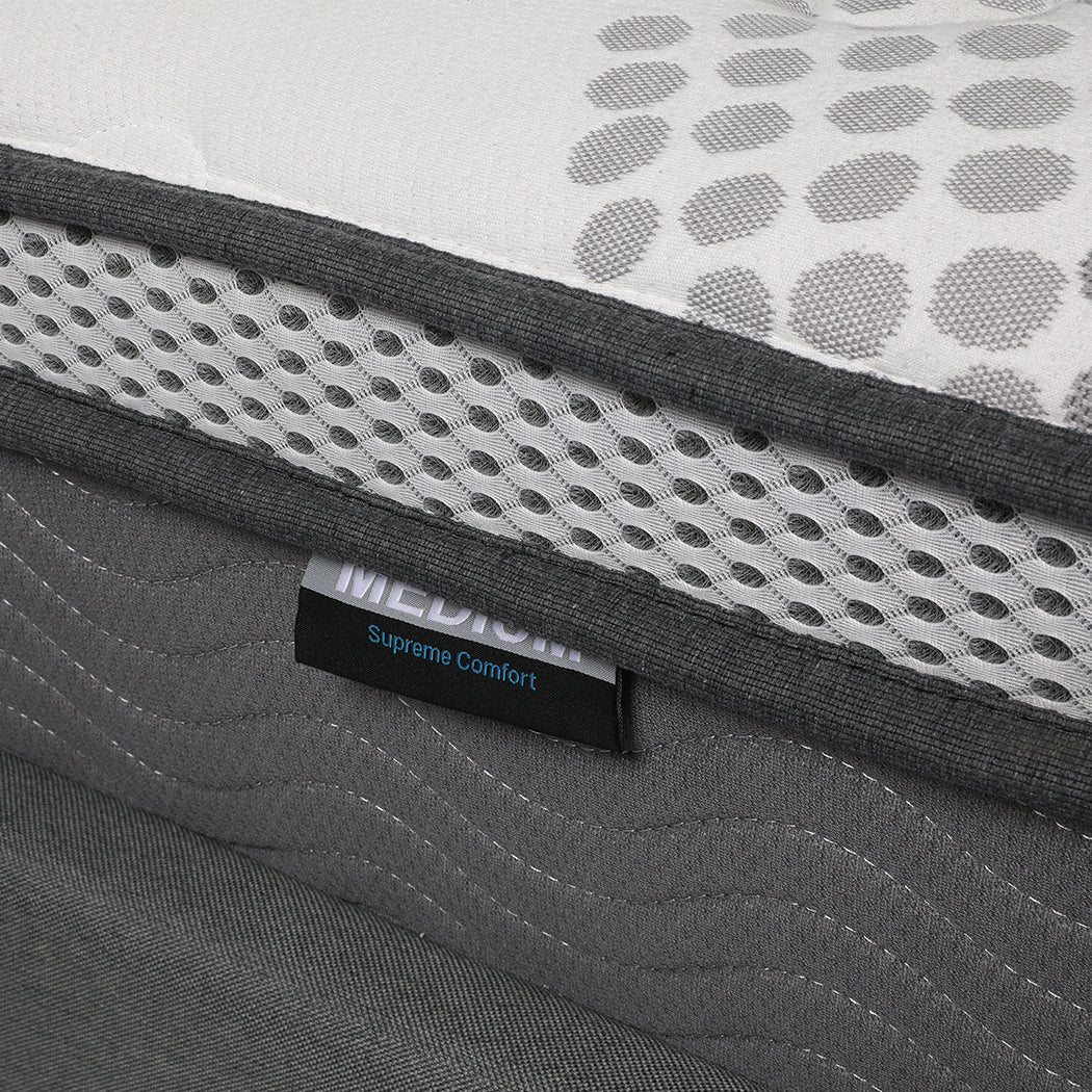 Mattress Pocket Spring Cool Gel Memory Foam  Euro Top Soft 30CM