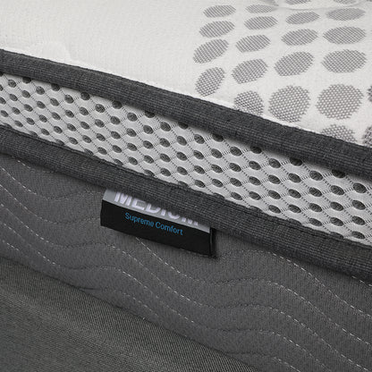 Mattress Pocket Spring Cool Gel Memory Foam  Euro Top Soft 30CM