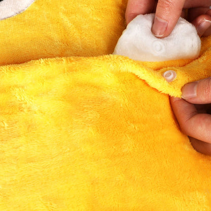 Sleeping Bag Child Pillow Kids Bags Happy Napper Gift Toy Dog Yellow