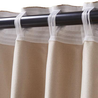2X Blockout Premium quality Curtains buff 240CM x 230CM

