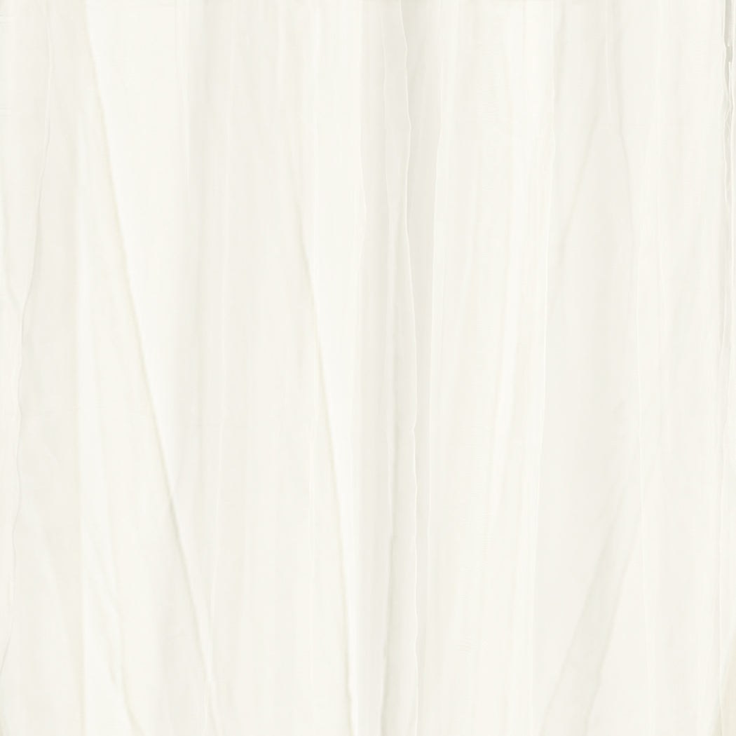 2x Blockout Curtains Panels 3 Layers with Gauze Room Darkening 140x244cm Sand