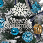 Christmas Tree 0.6M 2Ft Fairy Lights Snow Flocked Xmas Ornaments Decor