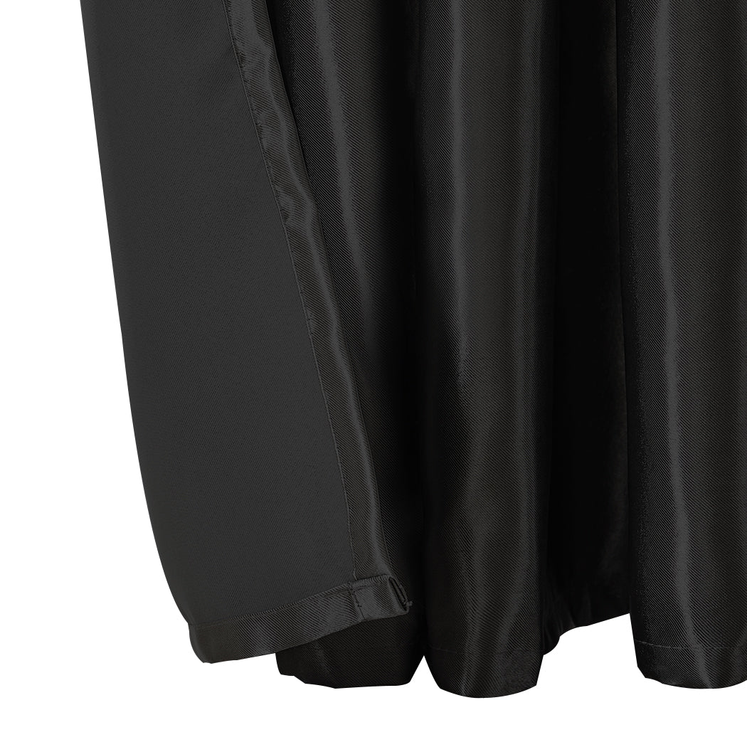 Bedroom Blockout Curtains Black 140CM x 230CM