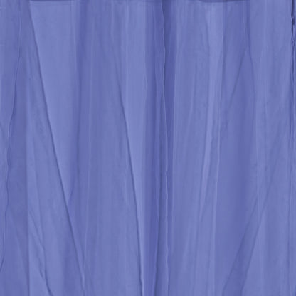 2x Blockout Curtains Panels 3 Layers with Gauze Room Darkening 140x230cm Navy