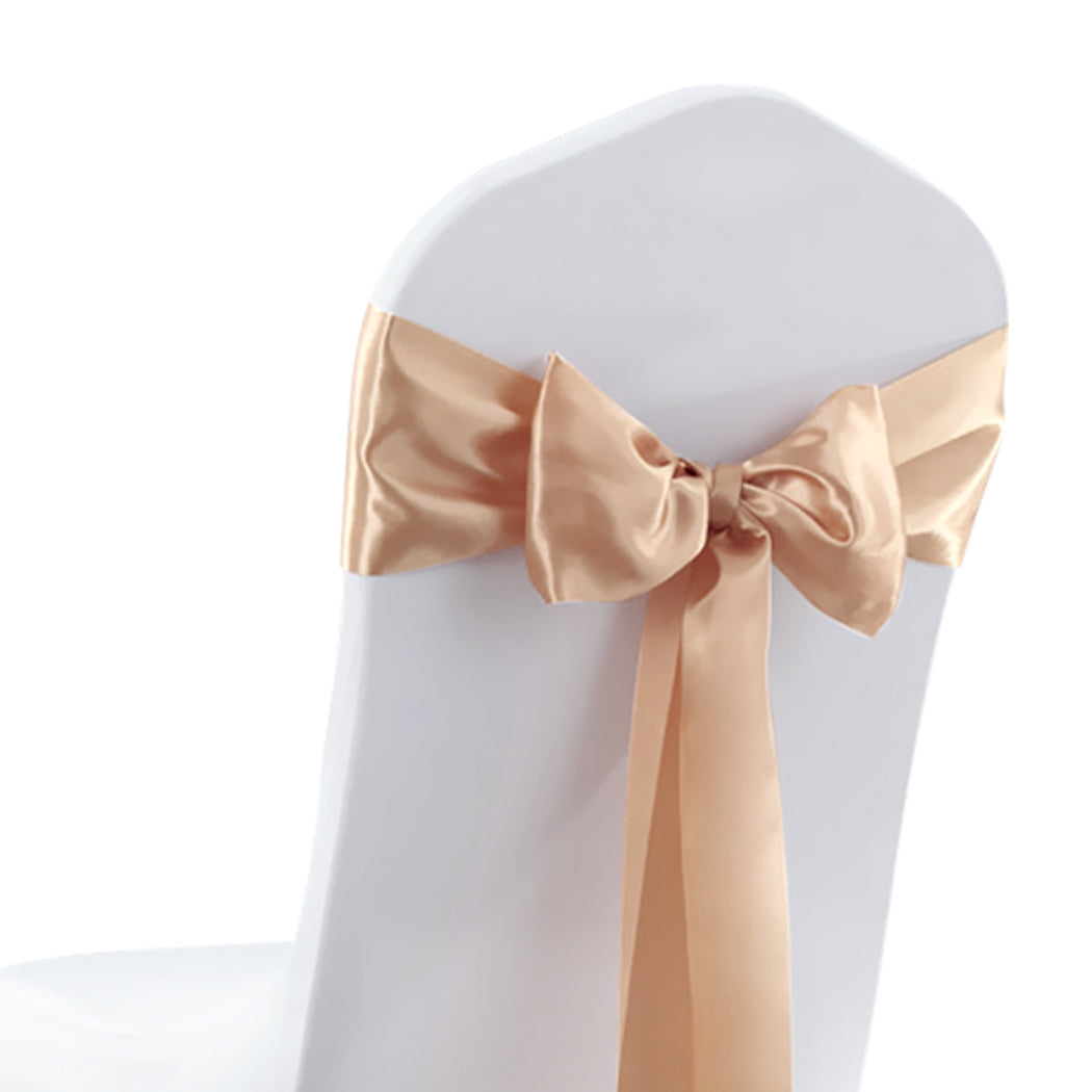 20x Satin Chair Sashes Table Runner 275x18cm