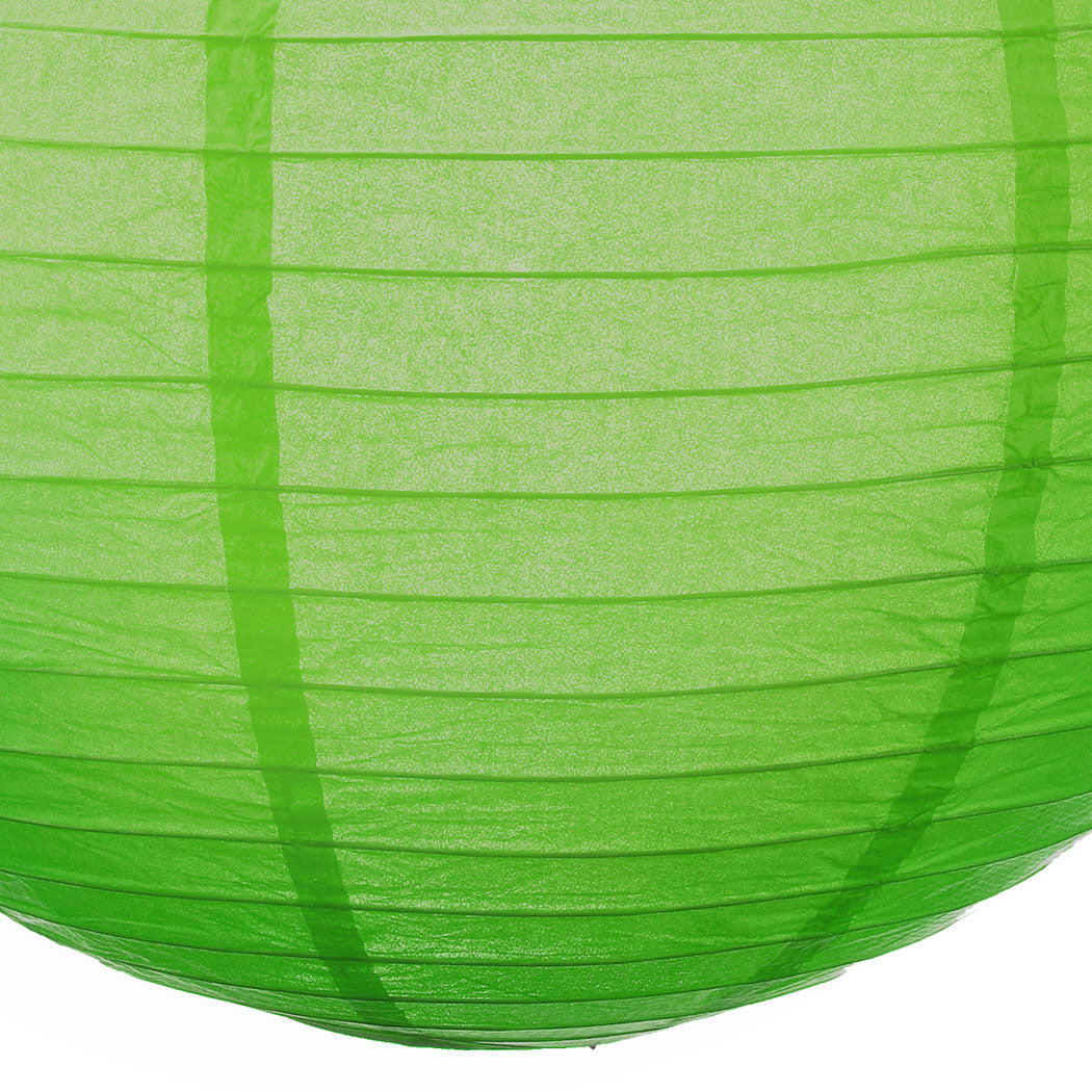 12" Paper Lanterns for Wedding Party Green Colour