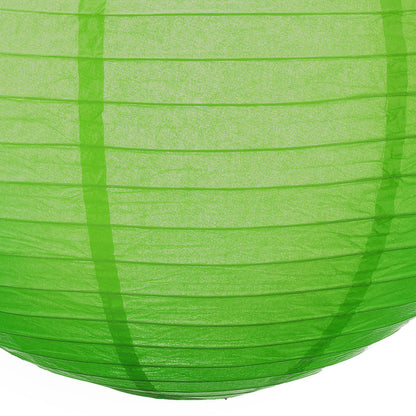 12" Paper Lanterns for Wedding Party Green Colour
