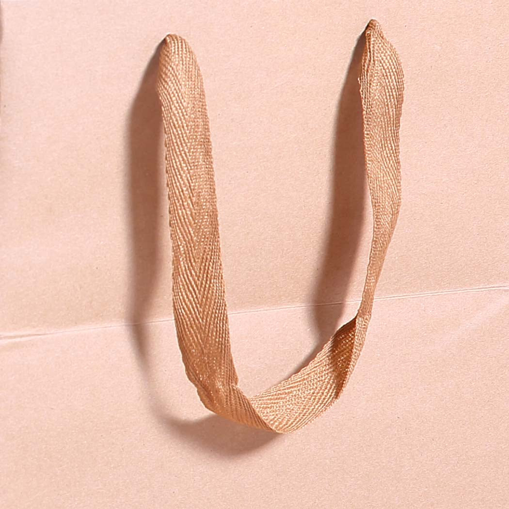 50x Brown Paper Bag with Handles