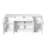 High Gloss Sideboard Storage Cabinet White