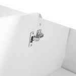 Buffet Sideboard Cabinet Storage Modern High Gloss Furniture  White