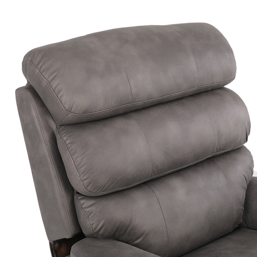 Recliner Chair Electric Lift Chair Armchair Lounge Sofa Grey USB Charge