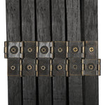 6 Panel Room Divider Folding Screen Partition Multi Sizes Wood Blcak