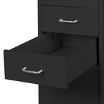 5 Drawers Portable Storage Rack - Black