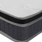 H&L Bedding Mattress Spring Queen Size Premium Bed Top Foam Medium Firm 18CM