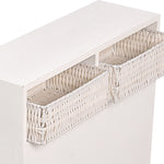 Bathroom Storage Cabinet Tissue Box Holder Basket