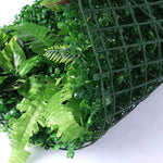4 x Artificial Grass Plant Hedge Lvy Mat Fence