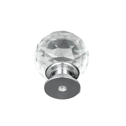 30mm 10Pack Clear Crystal Glass Door Pull Knobs