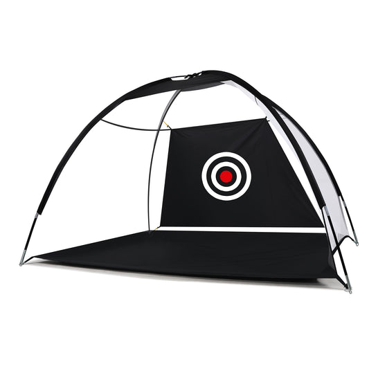 2M Golf Practice Net Hitting Nets Driving Netting Chipping Cage Training Aid Black