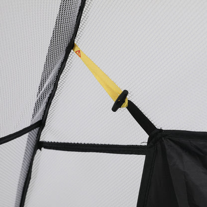 2M Golf Practice Net Hitting Nets Driving Netting Chipping Cage Training Aid Black