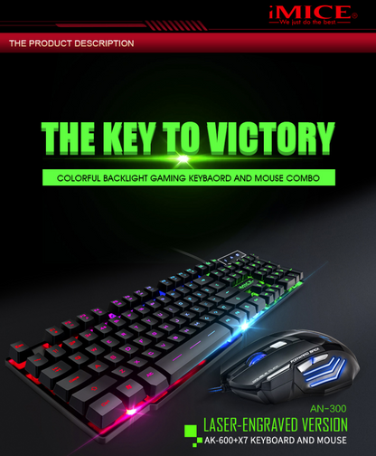 IMICE AN-300-X7 USB WIRED BACKLIT KEYBOARD 
